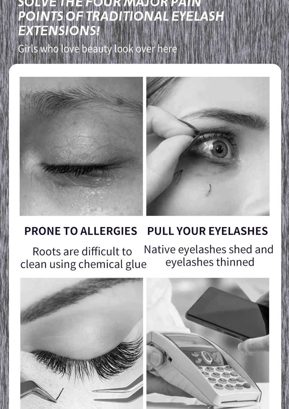 8Pcs Magnetic Lashes