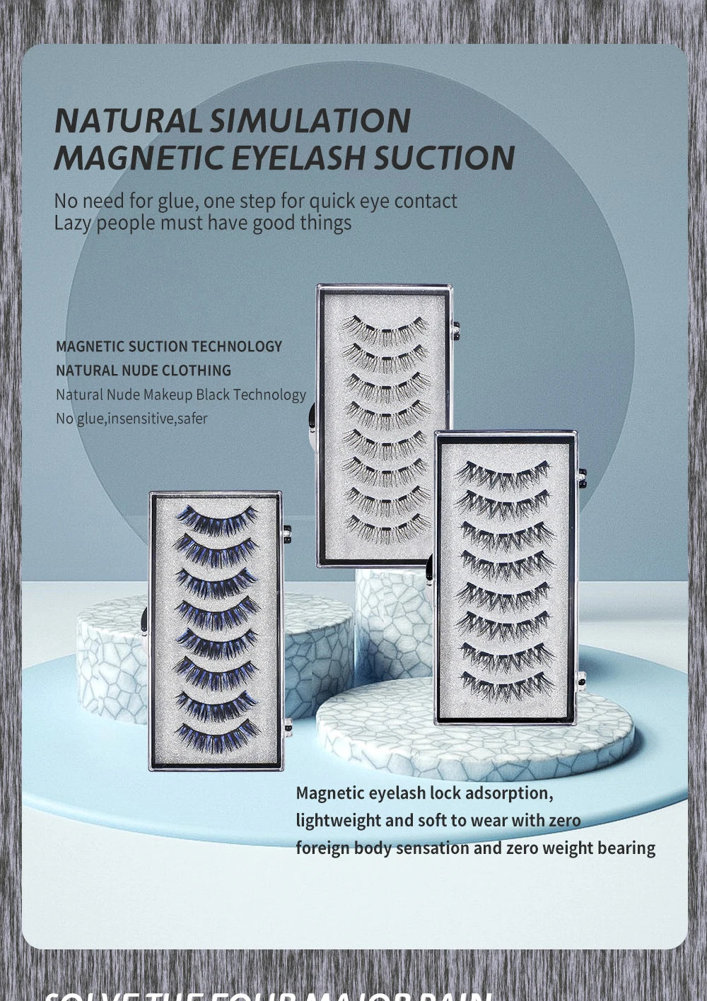 8Pcs Magnetic Lashes