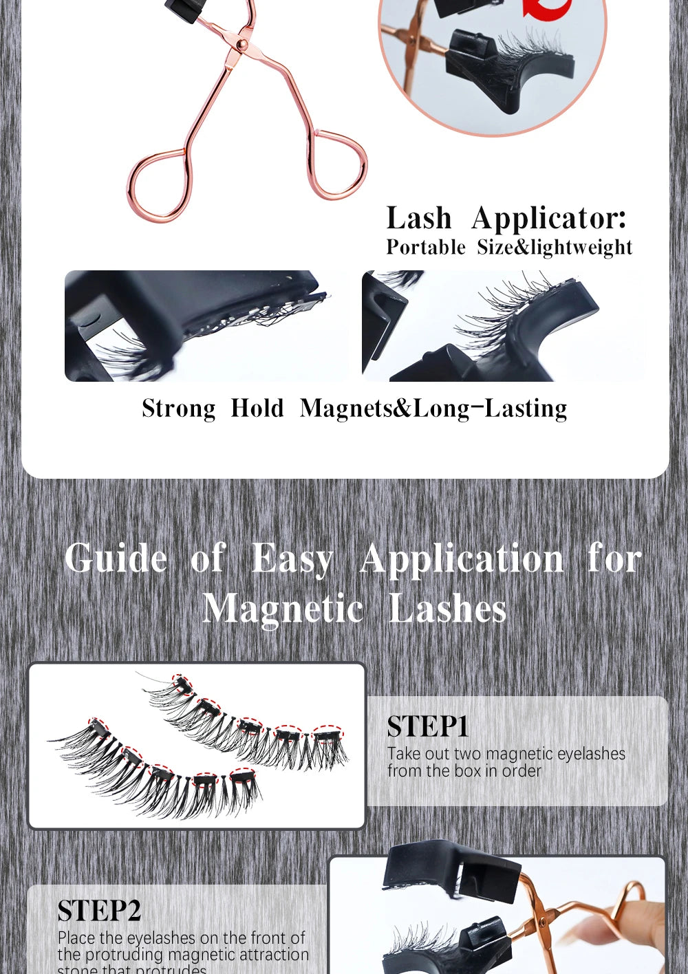 8Pcs Magnetic Lashes