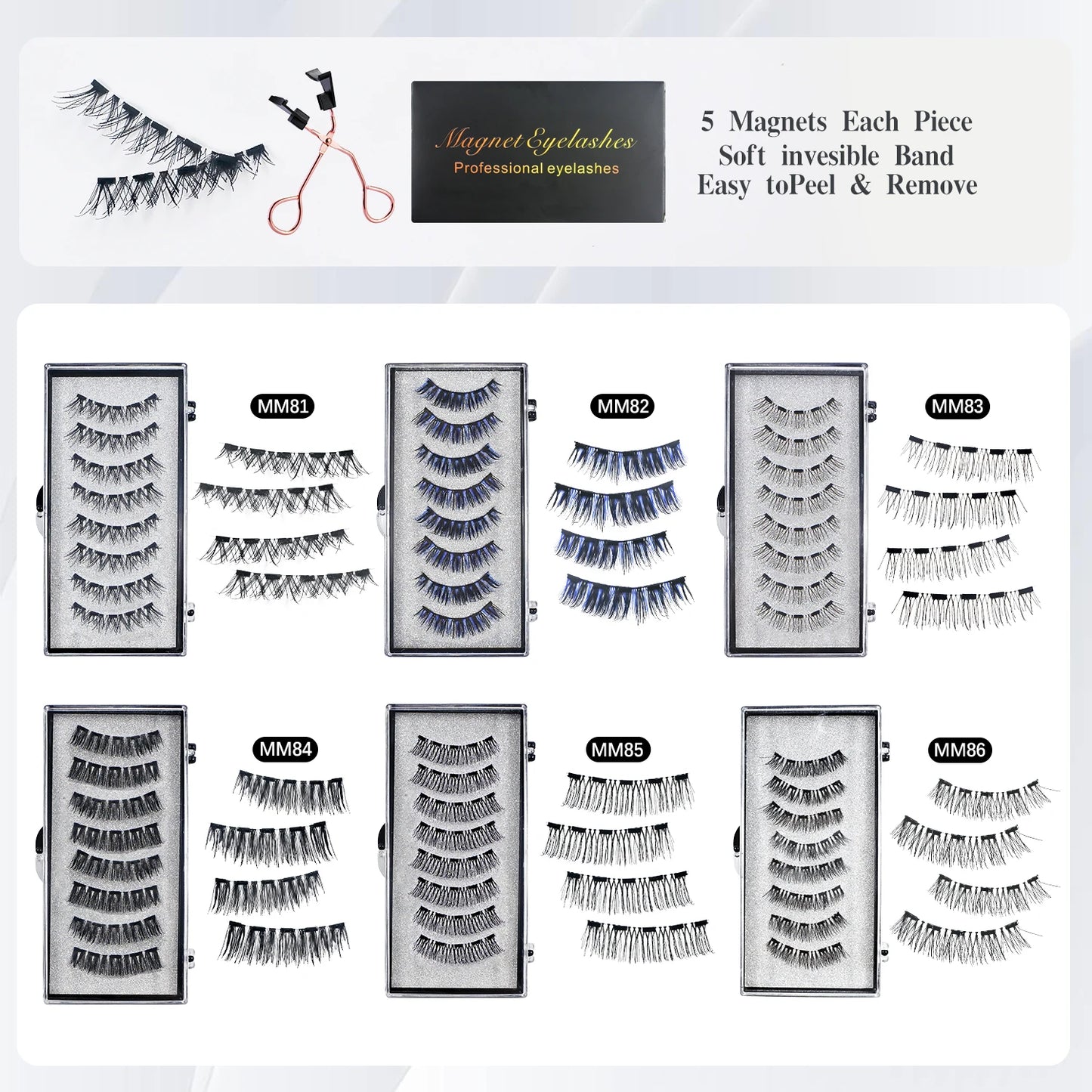 8Pcs Magnetic Lashes