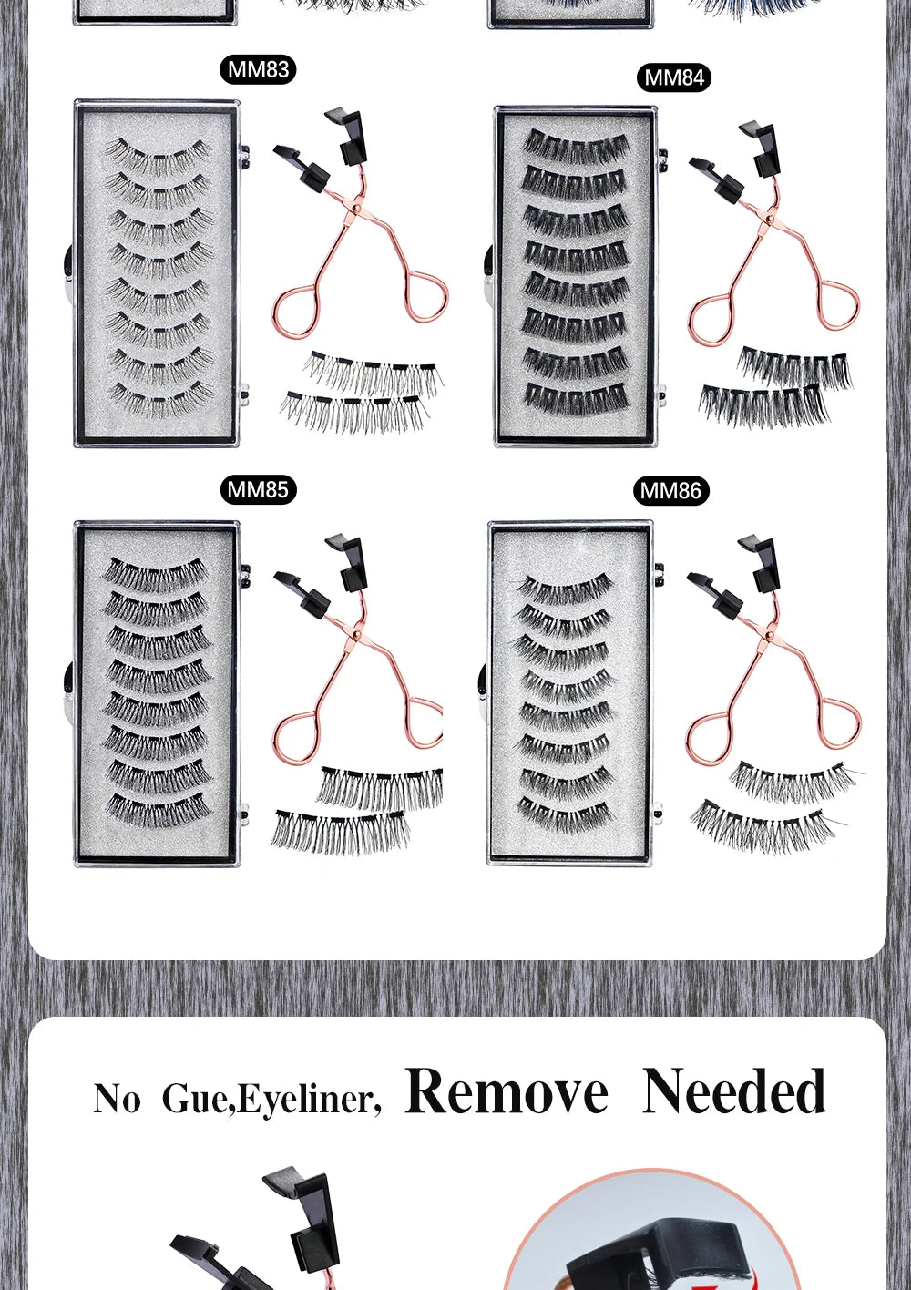 8Pcs Magnetic Lashes